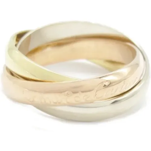 Pre-owned Metal rings , female, Sizes: ONE SIZE - Cartier Vintage - Modalova