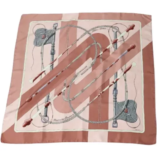 Pre-owned Silk scarves , female, Sizes: ONE SIZE - Hermès Vintage - Modalova