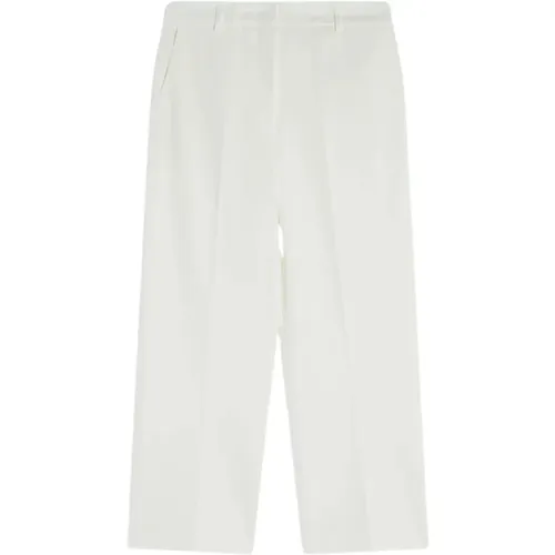 Milano Pleated Straight Leg Trousers , female, Sizes: S - Liviana Conti - Modalova