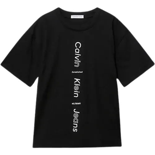 Lässiges Baumwoll T-Shirt,Lässiges Baumwoll-T-Shirt - Calvin Klein Jeans - Modalova