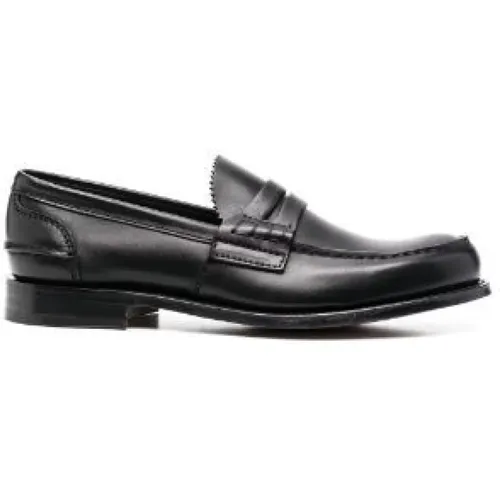 Leather Mocassin Shoes , male, Sizes: 9 UK, 10 UK, 7 UK, 6 UK, 8 UK - Church's - Modalova