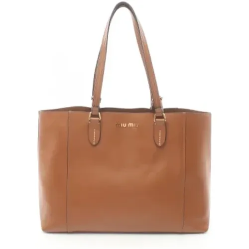 Pre-owned Leder totes - Miu Miu Pre-owned - Modalova