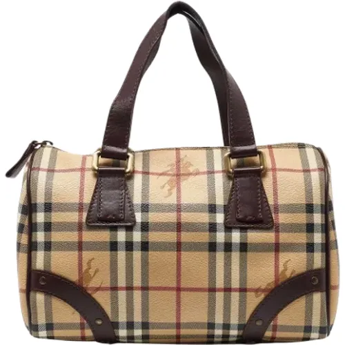 Pre-owned Leather travel-bags , female, Sizes: ONE SIZE - Burberry Vintage - Modalova