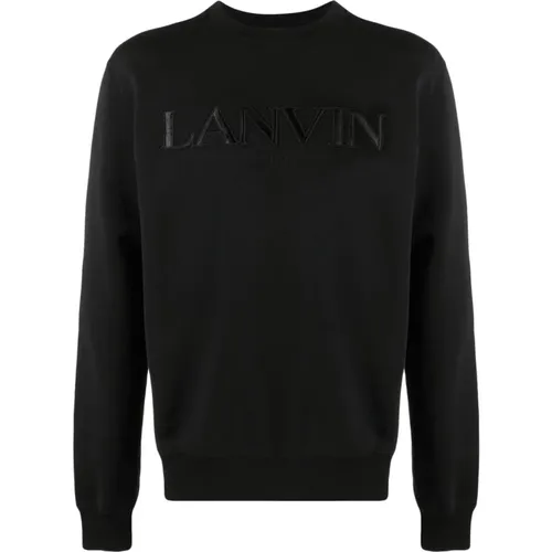 Classic Embroidered Sweatshirt , male, Sizes: S - Lanvin - Modalova