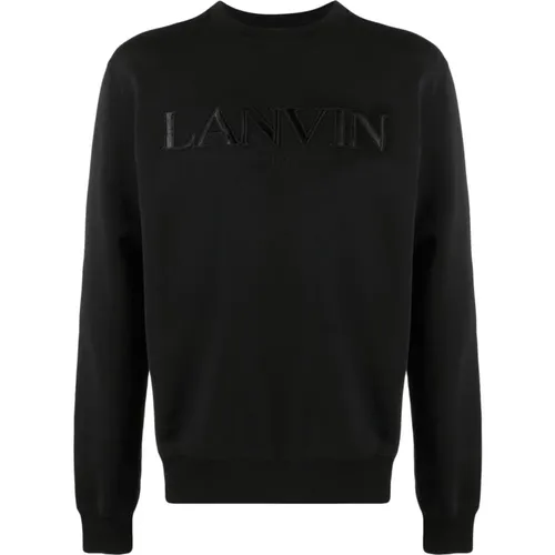 Klassischer Bestickter Sweatshirt , Herren, Größe: S - Lanvin - Modalova
