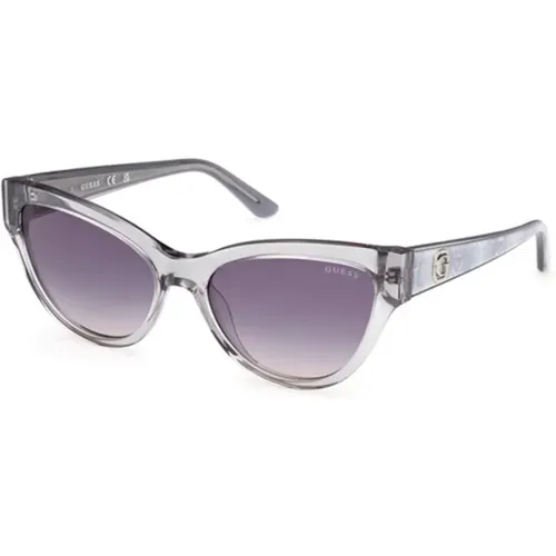 Grey Gradient Smoke Sunglasses , unisex, Sizes: 56 MM - Guess - Modalova