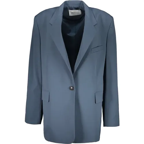 Klassischer Blazer mit Reverskragen , Damen, Größe: L - LOW CLASSIC - Modalova