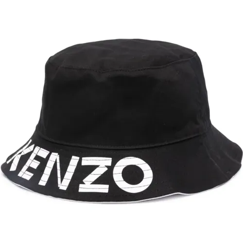 Schwarze Hüte und Mützen für Männer , Herren, Größe: L - Kenzo - Modalova