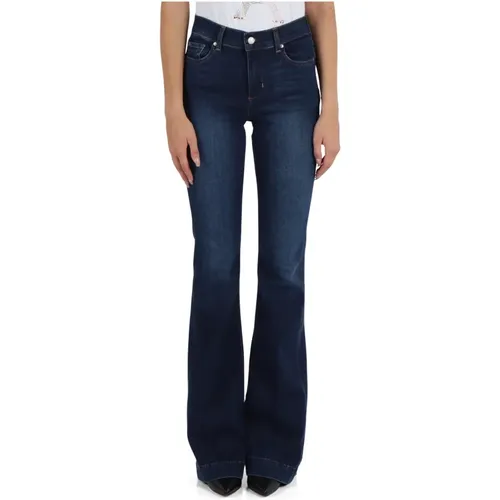 Authentic Beat Flared Jeans , female, Sizes: W26, W30, W28, W25, W27, W29 - Liu Jo - Modalova