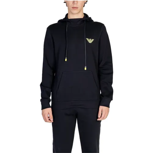 Hooded Sweatshirt Fall/Winter Style , male, Sizes: 2XL, L, S, M, XL - Emporio Armani - Modalova