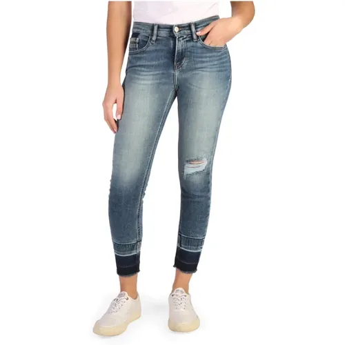 Women's Skinny Jeans with Logo Detail , female, Sizes: W26 - Calvin Klein - Modalova