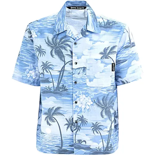 Stylish Shirt for Men , male, Sizes: M - Palm Angels - Modalova