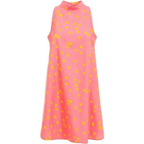 Rosa Polka Dot Mini Kleid , Damen, Größe: 3XS - Chiara Ferragni Collection - Modalova