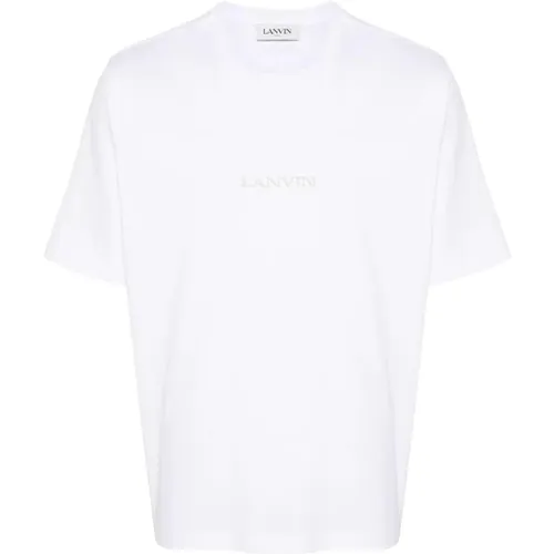 Embroidered Loop T-Shirt , male, Sizes: M, L, 3XL, XL, 2XL, S - Lanvin - Modalova