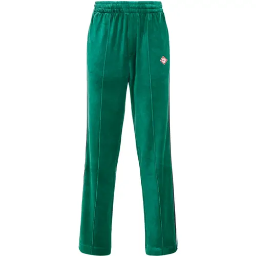 Grüne Velour Joggers Casablanca - Casablanca - Modalova