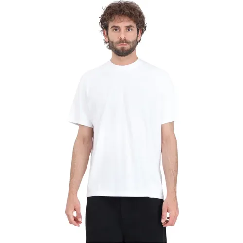 Weiße T-Shirt mit Teo Back Print , Herren, Größe: L - Arte Antwerp - Modalova