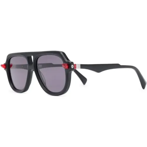 Schwarze Sonnenbrille für den täglichen Gebrauch , unisex, Größe: 55 MM - Kuboraum - Modalova