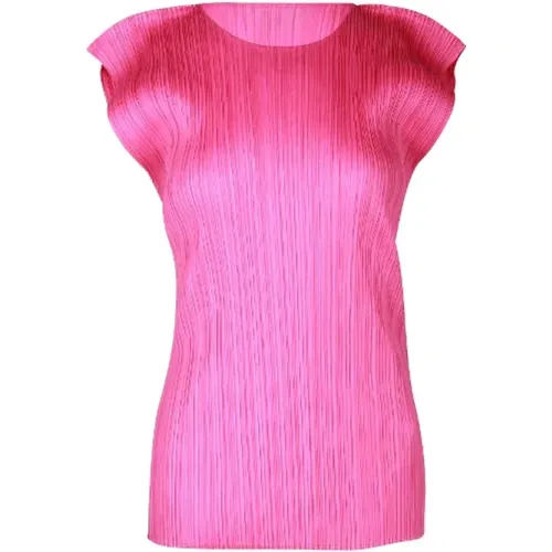 Pre-owned Polyester tops , female, Sizes: S - Issey Miyake Pre-owned - Modalova