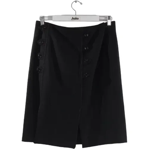 Pre-owned Wool bottoms , female, Sizes: XL - Yves Saint Laurent Vintage - Modalova