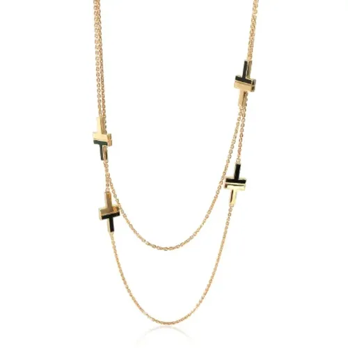 Pre-owned Gold necklaces , female, Sizes: ONE SIZE - Tiffany & Co. Pre-owned - Modalova