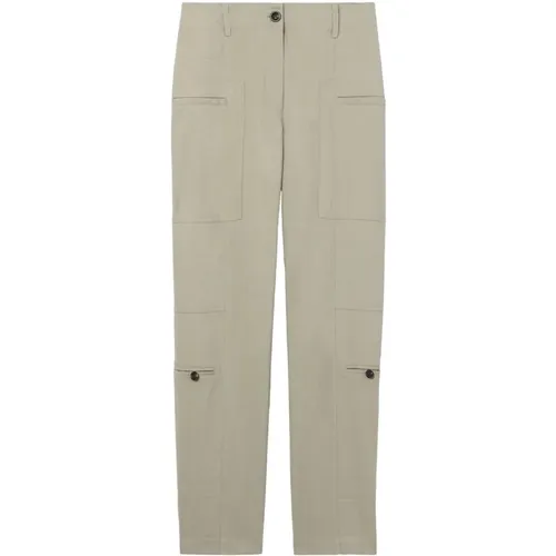 Graue Casual Hose mit Taschen , Damen, Größe: 2XS - Proenza Schouler - Modalova