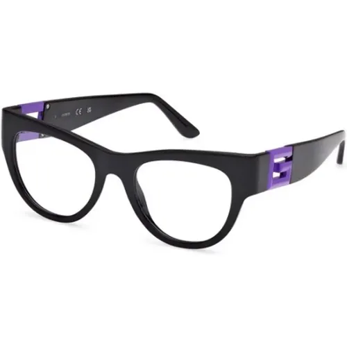 Stylish Violet Glasses for Women , female, Sizes: 50 MM - Guess - Modalova