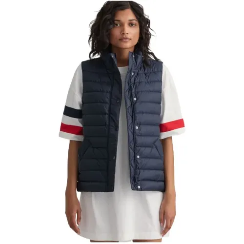 Leichte ärmellose Daunenjacke , Damen, Größe: XL - Gant - Modalova