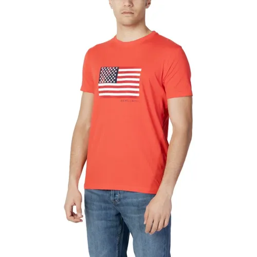 T-Shirts , male, Sizes: S, M, L, XL - U.s. Polo Assn. - Modalova
