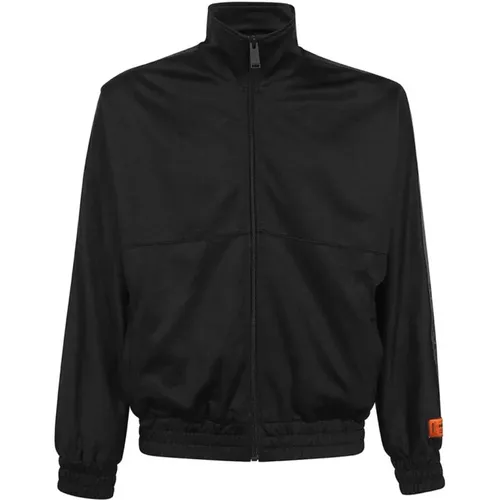 Besticktes Logo Full Zip Hoodie , Herren, Größe: L - Heron Preston - Modalova