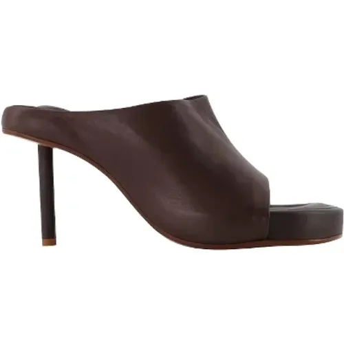 Leather mules , female, Sizes: 5 UK, 3 UK, 4 UK - Jacquemus - Modalova