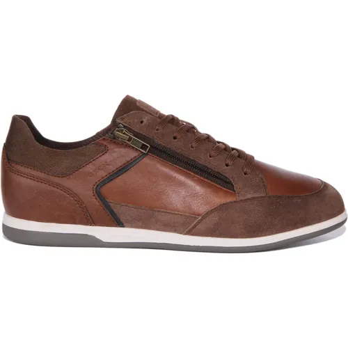 Suede Sneakers for Men , male, Sizes: 10 UK - Geox - Modalova