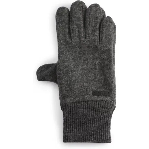 Wool Mix Gloves in Grey , unisex, Sizes: L, M - Hugo Boss - Modalova