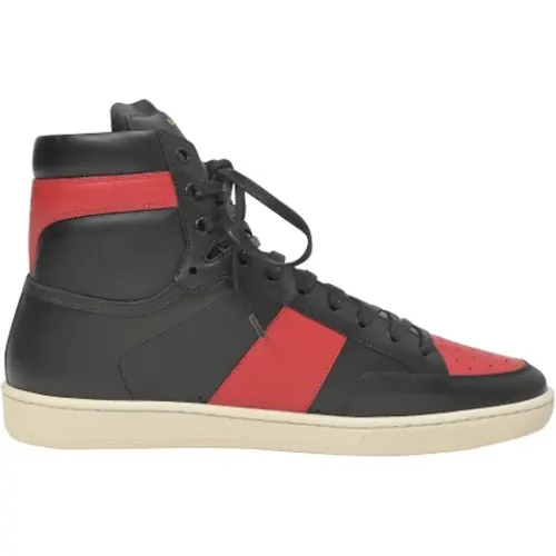 Pre-owned Leather sneakers , male, Sizes: 7 1/2 UK - Yves Saint Laurent Vintage - Modalova