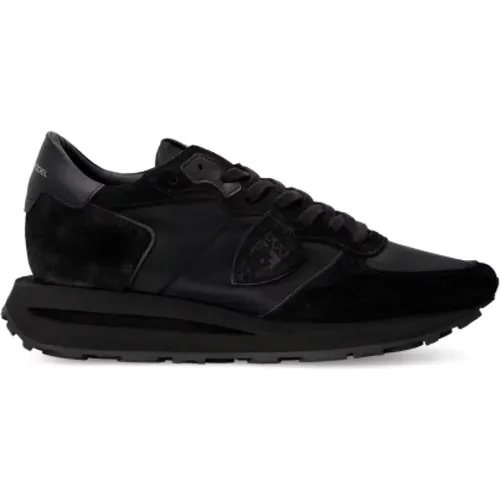 Hohe Schwarze Tropez Sneakers Keilsohle , Herren, Größe: 41 EU - Philippe Model - Modalova