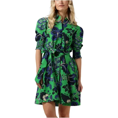 Grünes Mini Kleid Elise , Damen, Größe: L - Est'Seven - Modalova