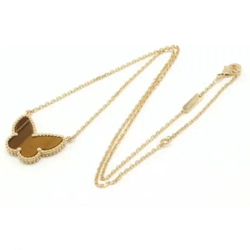 Pre-owned Gold necklaces , female, Sizes: ONE SIZE - Van Cleef & Arpels Pre-owned - Modalova