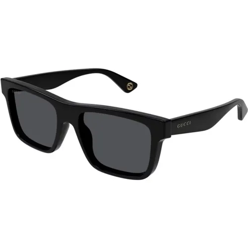 Schwarz Graue Sonnenbrille Gg1618S 001 - Gucci - Modalova