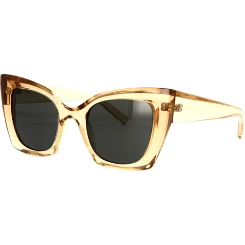 Ultra Feminine Cat-Eye Sonnenbrille , Damen, Größe: 51 MM - Saint Laurent - Modalova
