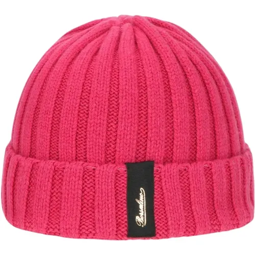 Weiche Cashmere Rippstrick Beanie Mütze - Borsalino - Modalova