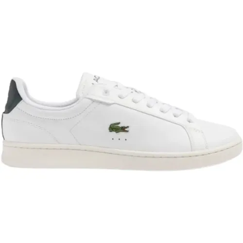 Weiße Leder Carnaby für Herren , Herren, Größe: 46 EU - Lacoste - Modalova