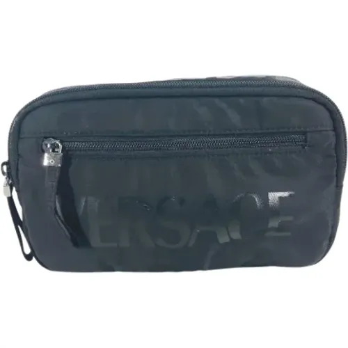 Pre-owned Nylon shoulder-bags , male, Sizes: ONE SIZE - Versace Pre-owned - Modalova