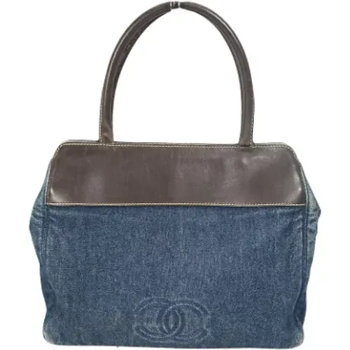 Pre-owned Denim totes , female, Sizes: ONE SIZE - Chanel Vintage - Modalova