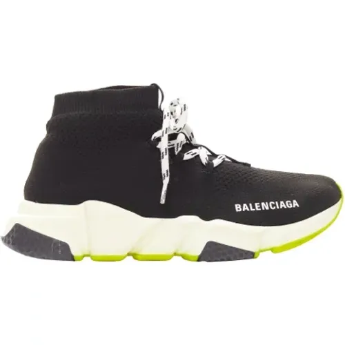 Pre-owned Cotton sneakers , female, Sizes: 4 1/2 UK - Balenciaga Vintage - Modalova