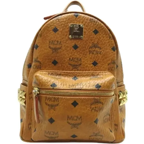 Pre-owned Canvas backpacks , female, Sizes: ONE SIZE - MCM Pre-owned - Modalova