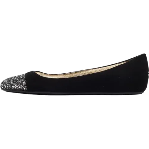 Pre-owned Suede flats , female, Sizes: 5 1/2 UK - Jimmy Choo Pre-owned - Modalova