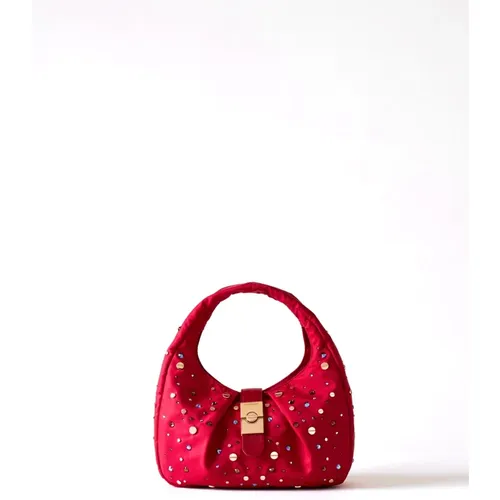 Handbags,CORTINA Hobo Swarovski Small - Handtasche - Borbonese - Modalova