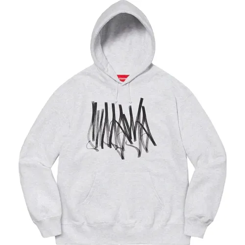 Limited Edition Hooded Sweatshirt Ash Grey , male, Sizes: 2XL, M, S - Supreme - Modalova