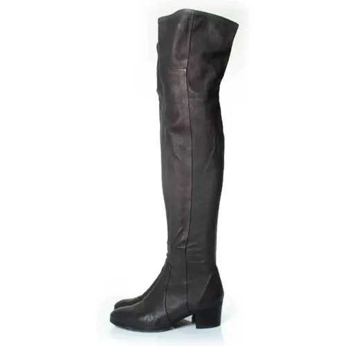 Pre-owned Leder boots - Chanel Vintage - Modalova