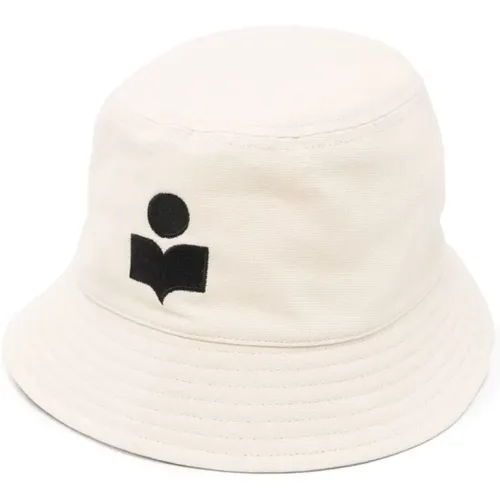 Weiße Mütze mit besticktem Frontlogo - Isabel marant - Modalova