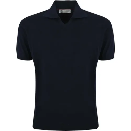 Polo Shirts , male, Sizes: L, M - BRUNELLO CUCINELLI - Modalova